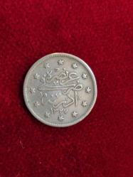 Edirne Seyehat Gümüş 2 kuruş, Sultan Mehmed Reşad 1327/2 Gümüş 2 Kuruş  Nadir. Koleksiyonluk.