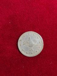 Edirne Seyehat Gümüş 2 kuruş, Sultan Mehmed Reşad 1327/2 Gümüş 2 Kuruş  Nadir. Koleksiyonluk.