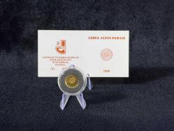 Darphane Lidya Altın Parası – 1999 | Proof | 24 Ayar Altın Sikke (Sertifikalı)