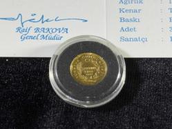 Darphane Piri Reis Altın Sikke – 1997 | 24 Ayar Altın | Proof Baskı