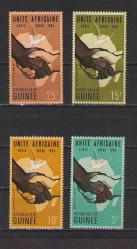 LOT.17 » Gine 1963 -    Afrika Devlet Başkanları Konferansı, Addis Ababa -  MNH - Damgasız