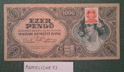 Macaristan-1,000 Pengo -1945-ÇÇT-Orjinal Pullu-
