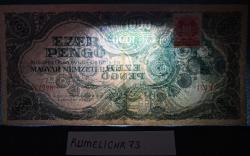 Macaristan-1,000 Pengo -1945-ÇÇT-Orjinal Pullu-