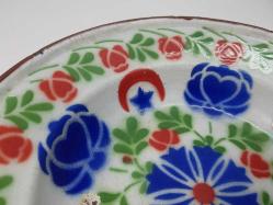 OSMANLI DÖNEMİ AY YILDIZLI EMAYE TABAK