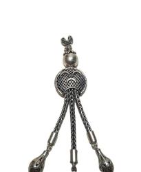 ÜÇ HİLALLİ SİTRİN TAŞLI ÇOK NADİR GÜMÜŞ TESPİH PÜSKÜLÜ