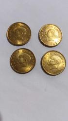 4 ADET  1993  TÜRKİYE  100  LİRA