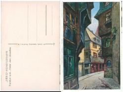 Almanya Liebig İmzalı Çizim Kartpostal