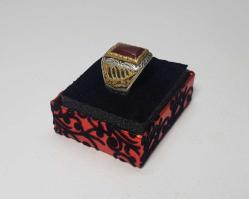 AKİK TAŞLI GÜMÜŞ YÜZÜK