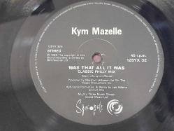 KYM MAZELLE I WAS THAT  PLAK   - MAXI LP