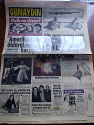 Günaydın Gazetesi - Turkish Newspaper - 7 Mart 1971 - Amerikalıların öldürülmesine karşıyız - halk ne diyor Semra Ejder Hasan Gego Selin Kalpakçı Ve Duygu Tepe sorumuzu cevaplandırdı Fotoğraflar - Ortadoğu Teknik üniversitesi'nde kanlı çarpışma ile ilgili basın toplantısı yapan öğrenci Birliği Başkanı Erhan Erdoğmuş iktidarı suçladı - 2 bin öğrenci sorguya çekildi - Kanlı çarpışmalardan sonra 1934 öğrenci 19 Mayıs stadına parti parti getirilmiş - Rektör Erdal İnönü'nün araya girmesi ile bu öğrenciler kapalı Spor salonu alınmışlardır Fotoğrafı - çarpışmalardan arta kalan Fotoğrafı - Sakat şarkıcı Gülümser Öztürk evlenme izni alamayınca sevdiği gence kaçtı Fotoğrafı - Hatay'ın Kırıkhan ilçesinde gericilik olaylarında ölenlerin sayısı üçü yükseldi - Dev Genç üyesi Selman Kaya bankayı soyduğu itiraf etti fotoğraf - Tiyatro sanatçıları Şevket Altuğ ve Jale Erdoğdu evlendikleri gün seyircinin karşısına çıktılar Fotoğrafı - trafik polisi Reşat Özergin sık sık evlenme teklifi alıyor Fotoğrafı