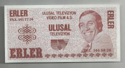 LOT.20 » KEMAL SUNAL ERLER FİLM ULUSAL TELEVİZYON VİDEO FİLM A.Ş.KAHVERENGİ ŞAKA PARASI...