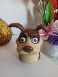 vintage garanti bankası köpek figürlü kumbara & 15 cm