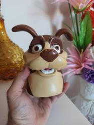vintage garanti bankası köpek figürlü kumbara & 15 cm