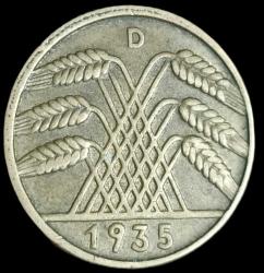 Almanya 1935 10 Reichspfenig