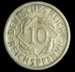 Almanya 1935 10 Reichspfenig