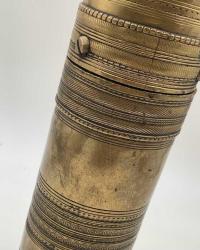 OSMANLI DÖNEM İŞLEMELİ BÜYÜK BOY PİRİNÇ KAHVE DEĞİRMENİ