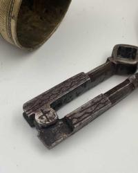 OSMANLI DÖNEM İŞLEMELİ BÜYÜK BOY PİRİNÇ KAHVE DEĞİRMENİ