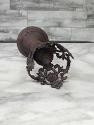 1800'ler Antika Osmanlı Dönem Kilise İşi Mumluk - Şamdan