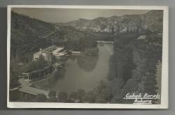 ANKARA ÇUBUK BARAJI YAZILI ESKİ FOTOKART...