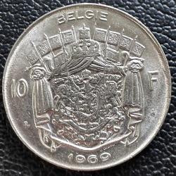 Belçika 10 Frank 1969
