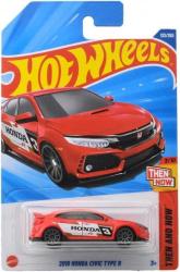 Hot Wheels - 2018 Honda Civic Typer R - Kırmızı - Uzun Karton