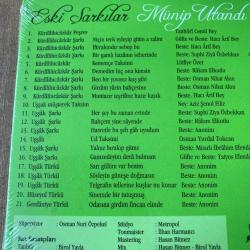 Münip Utandı - Eski Şarkılar Cd ( Jelatinli - Ambalajında )