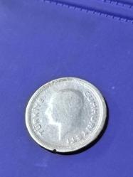 1936 Gümüş 25 Kuruş Orjinal Eski Para orjinaldir