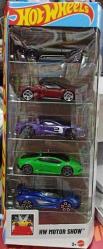 Ferrari & Aston Martin & Lotus & Ford & Lamborghini Lisanslı Hot Wheels 1/64 Ölçek 7 cm  Diecast 5 Li Araç Seti
