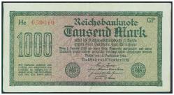 1922 Almanya 1000 Mark