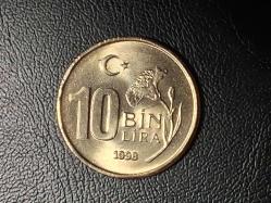 1998 YILINA AİT 10 BİN TÜRK LİRASI ÇİL TCM 5325