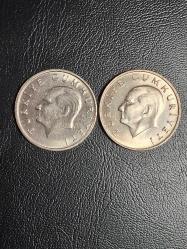 1984 YILINA AİT MADENİ 20 LİRA ÇA/ÇİL  ( NADİR )  SIK SAÇ-SEYREK SAÇ  TCM 3424