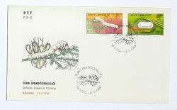 1989 FDC Türk İpekböcekçiliği, Ankara, 15.04.1989, PTT M.O.B.Y.D. İlk Gün Zarfı (FDC-410)