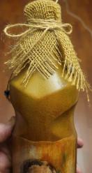 ŞİŞE ÜZERİNE ATATÜRK RESMİ ÇALIŞMASI.