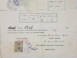 1930 İZMİR KARŞIYAKA NOTRE DAME DE SION - KIZ FRANSIZ MEKTEBİ DİPLOMASI