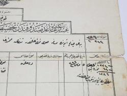 OSMANLI DÖNEMİ EMEKLİ ASKER MAAŞ BELGESİ