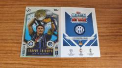 Topps UCL 2024-2025 Javier Zanetti FC Internazionale Milano Trophy Triumph Kart No:440