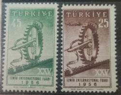 1956 XXV.İzmir Enternasyonal Fuarı Pulları
