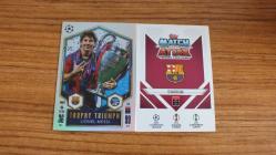 Topps UCL 2024-2025 Lionel Messi FC Barcelona Trophy Triumph Kart No:438