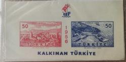1956 XXI.İzmir Enternasyonal Fuarı Hatıra Bloku