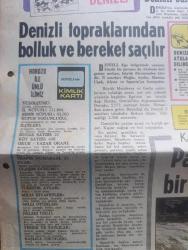Hürriyet Gazetesi Kupürü - Turkish Newspaper - 20 Haziran 1972 - İl'den İl'e Türkiye hazırlayan Metin Soysal - Denizli - Denizli'nin yetiştirdiği ünlü Ressam İbrahim Çallı Fotoğrafı - Denizli'nin topraklarından bolluk ve bereket saçılır - Aşk tanrıçası afrodit bile güzelliğini korumak için Denizli'nin kaplıca sularından getirmiştir - Denizli'de ataların dilinden sözler - Denizli'nin adı nereden gelir - Deniz gibi suyuna bakarak Denizli dediler Fotoğrafı - Pamukkale eşi bulunmayan bir tabiat harikasıdır - Pamukkale'yi kayalardan dökülen kireçli sular meydana getirmiştir Fotoğrafı - Denizli'de çeşitli uygarlıkların izine rastlamak mümkündür - Denizli'nin yolları türküsü - Horozu ile ünlü ilimiz Denizli'nin kimlik kartı - Denizli'de okur yazar oranı - Denizli'de turistik aylar - Denizli'nin milli oyunları - Denizli'nin milli kıyafetleri - Denizli'de yemek ve tatlılar - Denizli'nin neleri ünlü - Akbank resim ve fotoğraf yarışmaları - Atatürk'ün kur'an-ı Kerim'i - Milli piyango Dün çekildi
