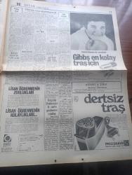 Hürriyet Gazetesi - Turkish Newspaper - 27 Aralık 1973 - İsmet İnönü Son Defa Meclis'te - Önceki Gün Hayata Gözlerini Yuman İsmet İnönü Yaşantısı Boyunca İyi Bir Aile Reisi Olarak Tanınmıştı - İsmet İnönü Eşi Mevhibe İnönü İle Birlikte Fotoğraf - TBMM'deki Katafalk Önünden Saygı Geçişi Bugün Başlayacak - İsmet İnönü Atatürk İle Karşı Karşıya Yatacak - İsmet İnönü İçin Yarın Yapılacak Cenaze Törenine Katılmak İçin İllerden Heyetler Geliyor - İsmet İnönü'nün Cenaze Töreni TV'den Naklen Verilecek - İsmet İnönü'yü Tanıyanlar O'nu Anlattı - CHP Genel Başkanı Bülent Ecevit - İsmet İnönü'nün Ölüm Haberini Alınca Ağlamaya Başlayan Osman Bölükbaşı - Pembe Köşk'te Artık Hüzün Var - Mevhibe İnönü İsmet Paşa'ya 45 Yıl Her Sabah İnsülin Yaptı - Bütün Dünya Radyo Ve TV'leri Haberi Yayınlarını Keserek Verdi - Çağın En Büyük Devlet Adamlarından Biri Öldü - Acı Tütün Yazan Necati Cumalı Yazı Dizisi - Tarkan Kurt Kanı Yazan Ve Çizen Sezgin Burak - İsmet İnönü adına kır koşuları düzenlenecek - Mevlana