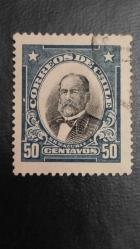 1928 YILI ŞİLİ FEDERICO ERRAZURIZ ZANARTU DAMGALI    ŞARNİYER İZLİ