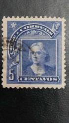 1907 YILI ŞİLİ CHİRİSTOF COLOMBUS    DAMGALI    ŞARNİYER İZLİ