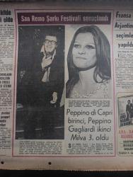 Hürriyet Gazetesi - Turkish Newspaper - 12 mart 1973 - yeni cumhurbaşkanı 28 Mart'ta yemin edecek - Cevdet Sunay'ın koltuğu yeni sahibini bekliyor fotoğraf - 12 Mart muhtırasından 13 Mart'a - başkanlık seçimine 24 saat kaldı - seçimin ne şekilde yapılacağı belli oldu - 12 Mart 1971'den sonra Türkiye'de neler oldu - kadın memurların 20 erkeklerin 25 yılda emekli olabilmesi istendi - Makarios yönetimi Rauf Denktaş'a pasaport vermemekte ısrarlı - Zeki Müren'in villasına taksi girdi fotoğraf - San Remo şarkı festivali sonuçlandı - Peppino Di Capri Birinci Peppino Gagliardi ikinci Milva 3. Oldu fotoğraf - Fransa ve Arjantinde seçimler yapıldı - Amerika ortak pazardan malları için taviz istedi - geriye bakmayacağım yazan ve çizen Faruk Geç - serbest kürsü herkese söz hakkı yöneten Tahsin Öztin - İstanbul Ankara İzmir Radyosu Programı - burç falınız - Kerbela röportaj Necmi Onur fotoğraflar Necdet İşler Yazı Dizisi - Hz Ali'nin yıkandığı yer Fotoğrafı - Hz Ali'nin 1300 yıllık küfedeki evi