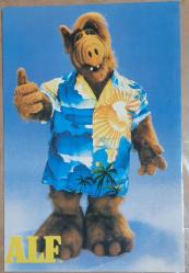 ALF Kartpostal  - Nadir -  Eski Dönem Baskısı  ( Çağ Matbaacılık Pazarlama No:2  ) ALF Karakteri ALF  Komedi Dizisi  Nadir Kartpostal