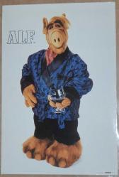 ALF Kartpostal  - Nadir -  Eski Dönem Baskısı  ( Çağ Matbaacılık Pazarlama No:3  ) ALF Karakteri ALF  Komedi Dizisi  Nadir Kartpostal