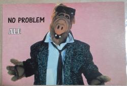 ALF Kartpostal  - Nadir -  Eski Dönem Baskısı  ( Çağ Matbaacılık Pazarlama No:4  ) ALF Karakteri ALF  Komedi Dizisi  Nadir Kartpostal