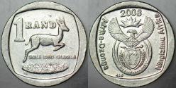 GÜNEY AFRİKA CUMHURİYETİ 1 RAND 2008 NİNGİZİMU AFRİKA.