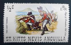 LOT.79 » ST. KITTS & NEVIS -1971- Brimstone Hill Kuşatması, 1782 - Doğu Yorkshire -mnh