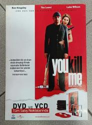 FİLM (DVD /VCD) TANITIM AFİŞİ * ÇİFT YÜZLÜ AFİŞ * YOU KILL ME (BENİ DELİ ETME) * 34x48 CM